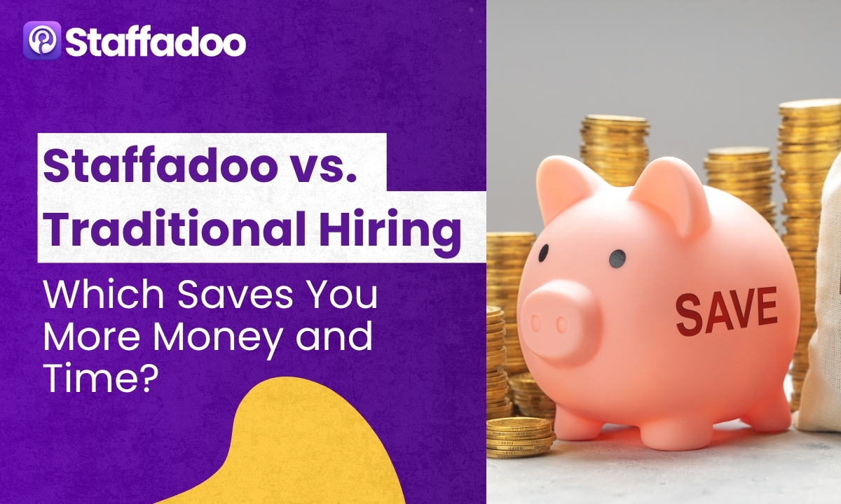 Compare Staffadoo vs. traditional hiring to see how you can save time and up to 75% in costs when you hire remote or virtual staff.